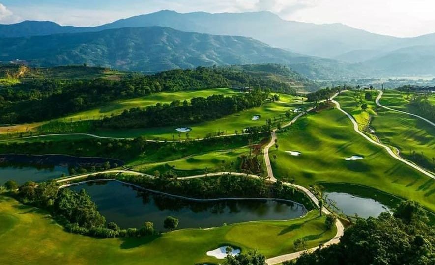 Sapa Grand Golf Course in the mountains of northern Vietnam